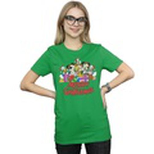 Camiseta manga larga Mickey Mouse And Friends Christmas para mujer - Disney - Modalova