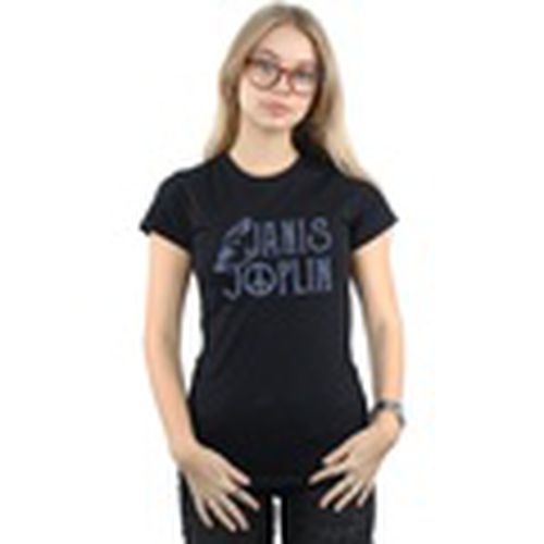 Camiseta manga larga Type Logo para mujer - Janis Joplin - Modalova