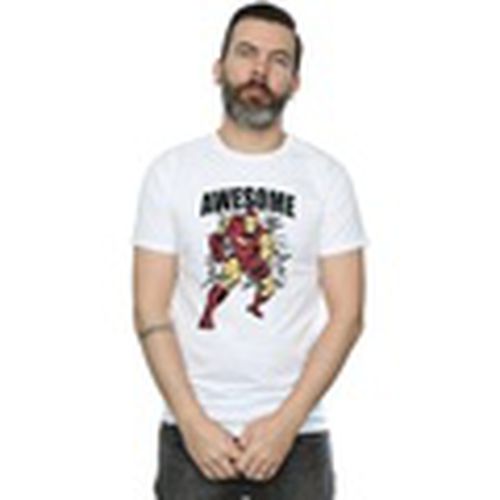 Camiseta manga larga Awesome Iron Man para hombre - Marvel - Modalova