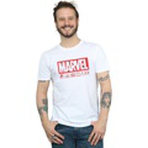 Camiseta manga larga Wash Care para hombre - Marvel - Modalova