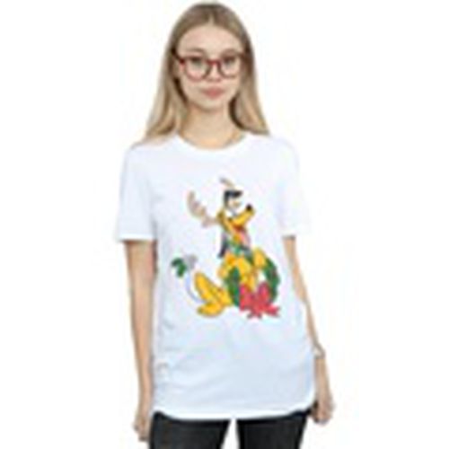 Camiseta manga larga Pluto Christmas Reindeer para mujer - Disney - Modalova