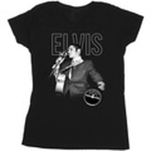 Camiseta manga larga Logo Portrait para mujer - Elvis - Modalova