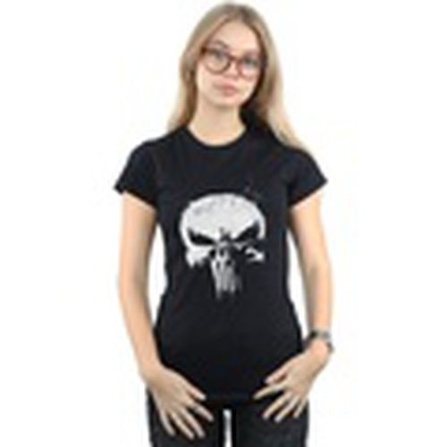 Camiseta manga larga The Punisher TV Skull Logo para mujer - Marvel - Modalova