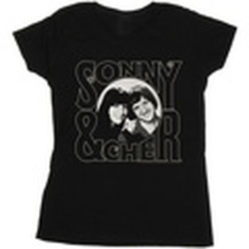 Camiseta manga larga Circle Photo para mujer - Sonny & Cher - Modalova