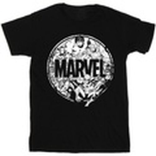 Camiseta manga larga Logo Character Infill para hombre - Marvel - Modalova