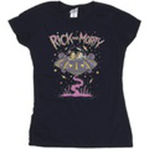 Camiseta manga larga Pink Spaceship para mujer - Rick And Morty - Modalova