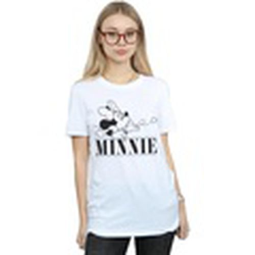 Camiseta manga larga Minnie Mouse Kiss para mujer - Disney - Modalova