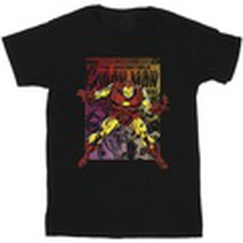Camiseta manga larga Iron Man Gradient Comic para hombre - Marvel - Modalova