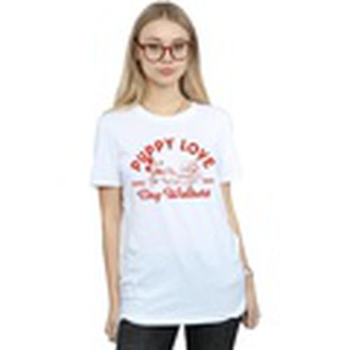 Camiseta manga larga Mickey Mouse Puppy Love para mujer - Disney - Modalova