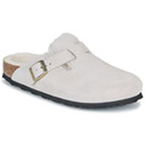 Zuecos Boston Shearling LEVE Antique White LAF para mujer - Birkenstock - Modalova