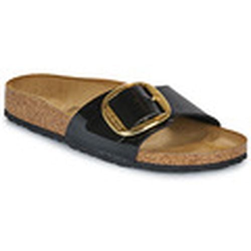 Sandalias Madrid Big Buckle BF Patent Black Gold para mujer - Birkenstock - Modalova