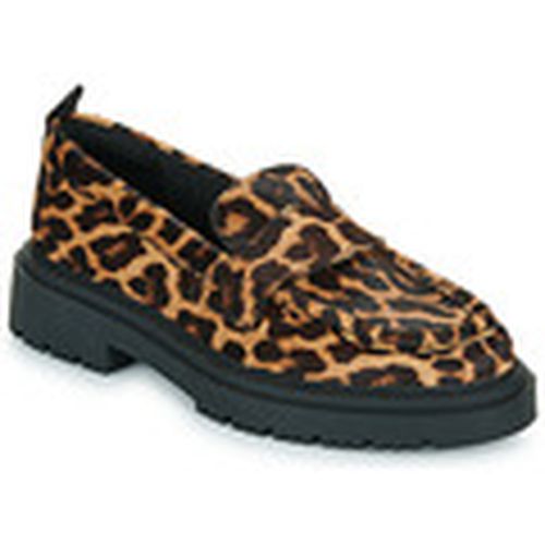 Mocasines LOAFER animal print SCHOOL marron para mujer - HOFF - Modalova