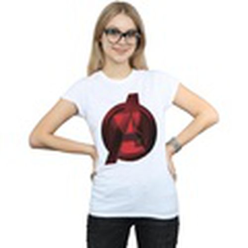 Camiseta manga larga Black Widow Movie Avengers Logo para mujer - Marvel - Modalova