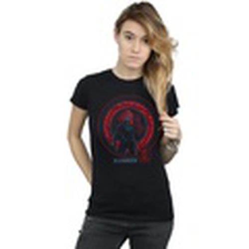 Camiseta manga larga Black Widow Movie Computer Globe para mujer - Marvel - Modalova