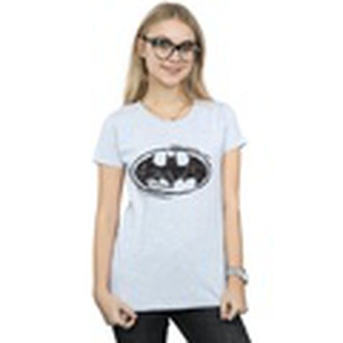 Camiseta manga larga Batman Sketch Logo para mujer - Dc Comics - Modalova