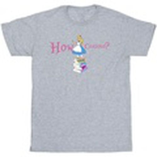 Camiseta manga larga Alice In Wonderland How Curious para hombre - Disney - Modalova
