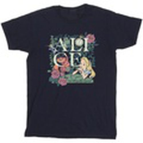 Camiseta manga larga Alice In Wonderland Leafy Garden para hombre - Disney - Modalova