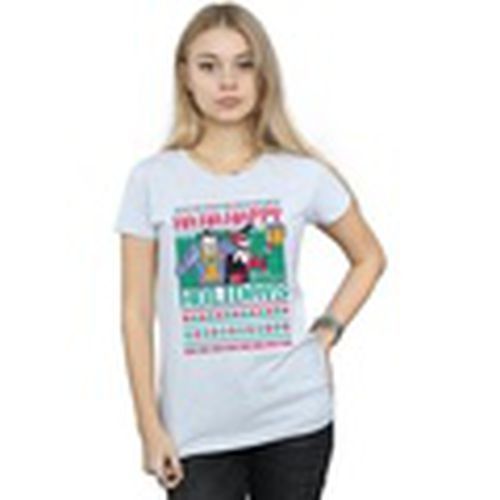 Camiseta manga larga Ha Ha Happy Holidays para mujer - Dc Comics - Modalova