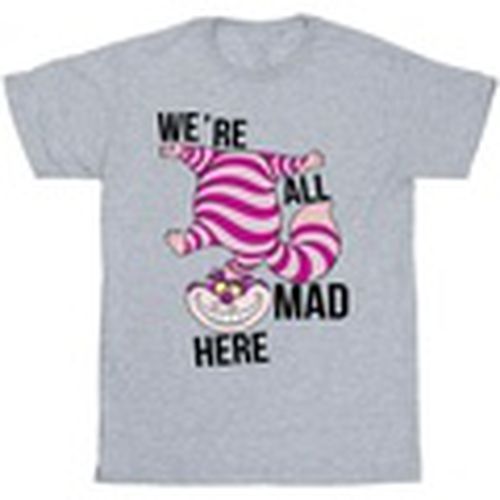Camiseta manga larga Alice In Wonderland All Mad Here para hombre - Disney - Modalova