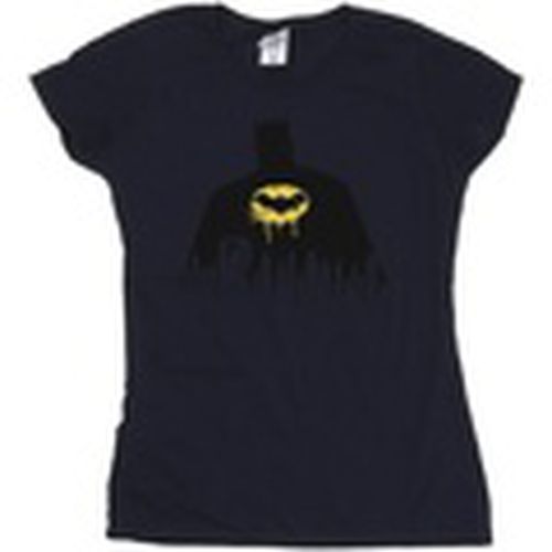 Camiseta manga larga Batman Shadow Paint para mujer - Dc Comics - Modalova