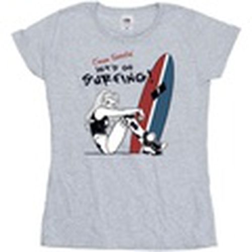 Camiseta manga larga Harley Quinn Let's Go Surfing para mujer - Dc Comics - Modalova