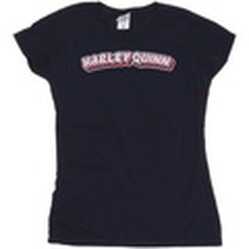 Camiseta manga larga Batman Harley Quinn Logo para mujer - Dc Comics - Modalova