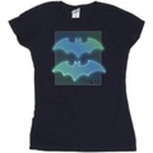 Camiseta manga larga Batman Grid Gradient para mujer - Dc Comics - Modalova