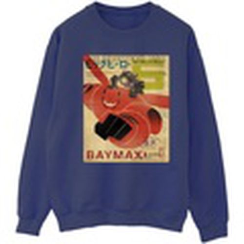 Jersey Big Hero 6 Baymax Flying Baymax Newspaper para mujer - Disney - Modalova