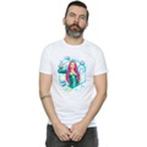 Camiseta manga larga Aquaman Mera Geometric para hombre - Dc Comics - Modalova
