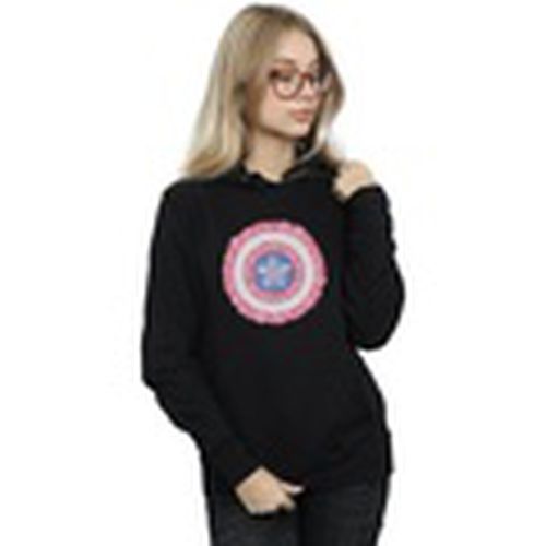 Jersey Captain America Flowers Shield para mujer - Marvel - Modalova