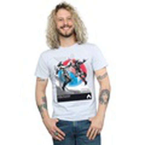 Camiseta manga larga Aquaman Vs Black Manta para hombre - Dc Comics - Modalova