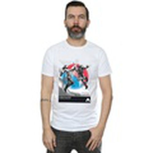 Camiseta manga larga Aquaman Vs Black Manta para hombre - Dc Comics - Modalova