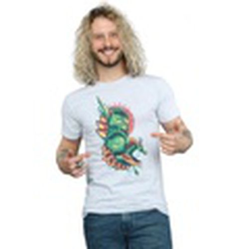 Camiseta manga larga Aquaman Xebel Crest para hombre - Dc Comics - Modalova