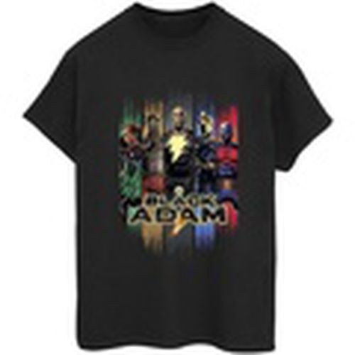 Camiseta manga larga Black Adam JSA Complete Group para mujer - Dc Comics - Modalova