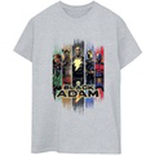 Camiseta manga larga Black Adam JSA Complete Group para mujer - Dc Comics - Modalova