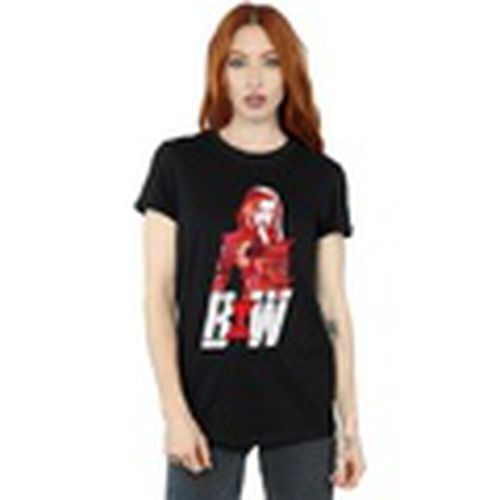 Camiseta manga larga Black Widow Movie Logo Artwork para mujer - Marvel - Modalova