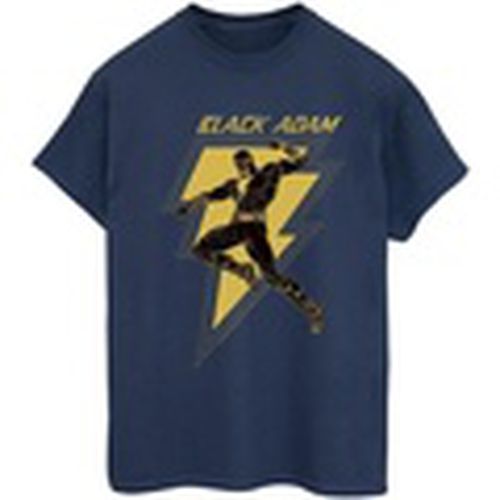 Camiseta manga larga Black Adam Golden Bolt Chest para mujer - Dc Comics - Modalova