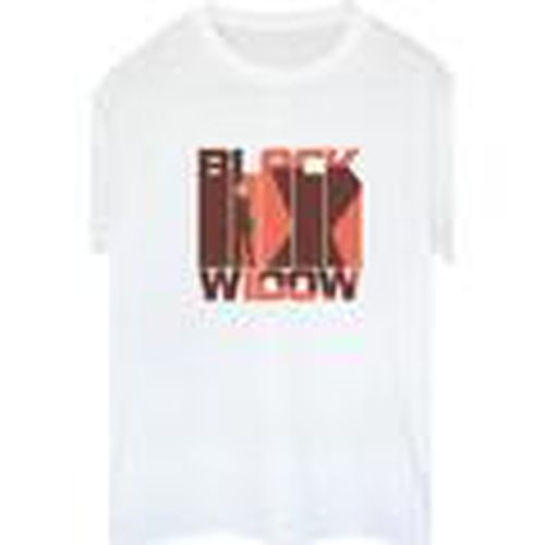 Camiseta manga larga Black Widow Movie Bars Logo para mujer - Marvel - Modalova