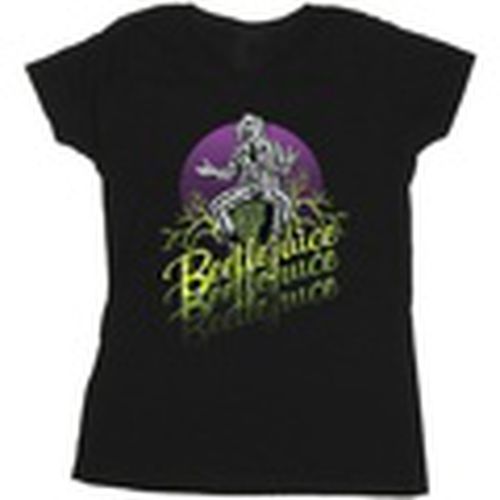 Camiseta manga larga Purple Circle para mujer - Beetlejuice - Modalova