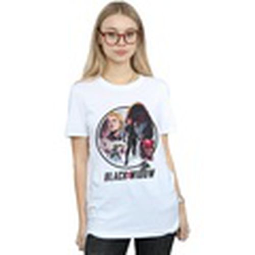 Camiseta manga larga Black Widow Movie Vintage Circle para mujer - Marvel - Modalova