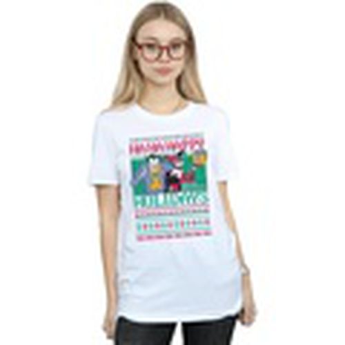 Camiseta manga larga Ha Ha Happy Holidays para mujer - Dc Comics - Modalova