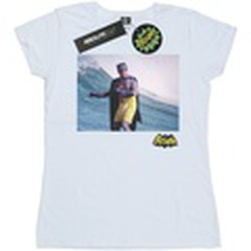 Camiseta manga larga Batman TV Series Surfing Logo para mujer - Dc Comics - Modalova