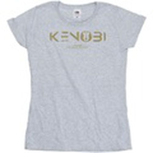Camiseta manga larga Obi-Wan Kenobi Logo para mujer - Disney - Modalova