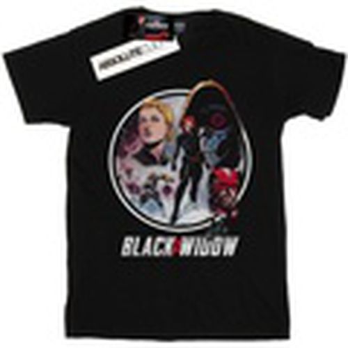 Camiseta manga larga Black Widow Movie Vintage Circle para hombre - Marvel - Modalova