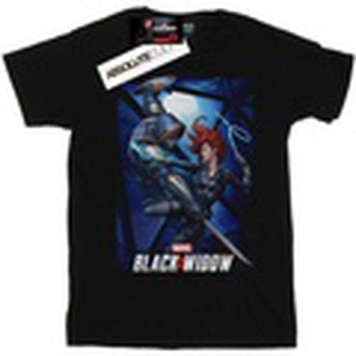 Camiseta manga larga Black Widow Movie Bridge Battle para hombre - Marvel - Modalova