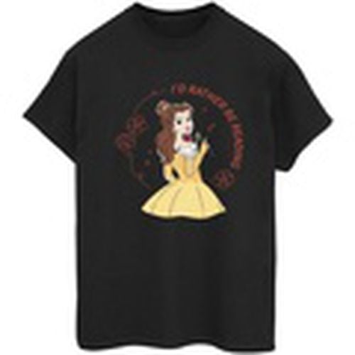 Camiseta manga larga Beauty And The Beast I'd Rather Be Reading para mujer - Disney - Modalova