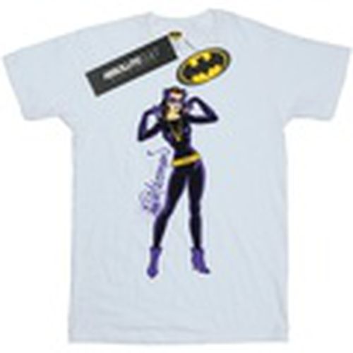 Camiseta manga larga Catwoman Happy Pose para hombre - Dc Comics - Modalova