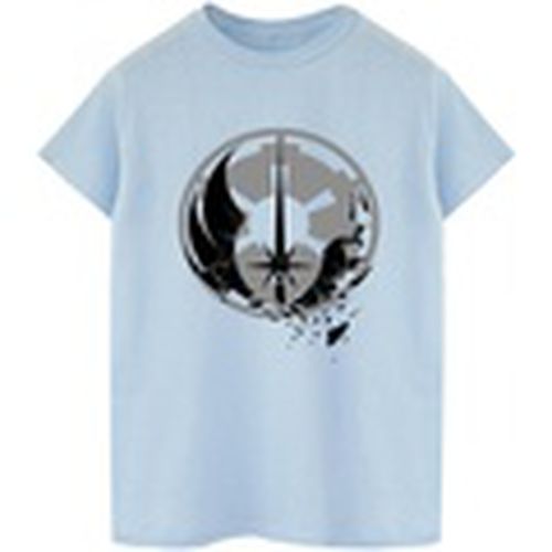 Camiseta manga larga Obi-Wan Kenobi Fractured Logos para mujer - Disney - Modalova