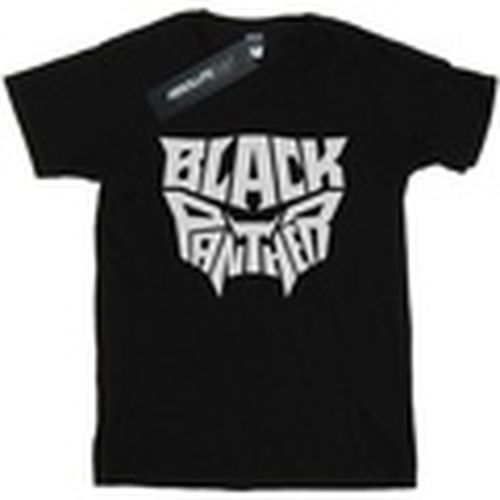 Camiseta manga larga Black Panther Worded Emblem para hombre - Marvel - Modalova