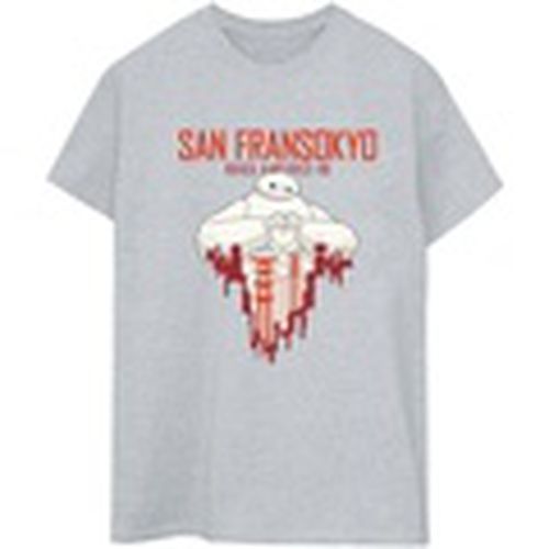Camiseta manga larga Big Hero 6 Baymax San Fransokyo Heart para mujer - Disney - Modalova